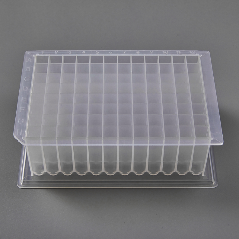 2.2ml 96-well plate square well U bottom