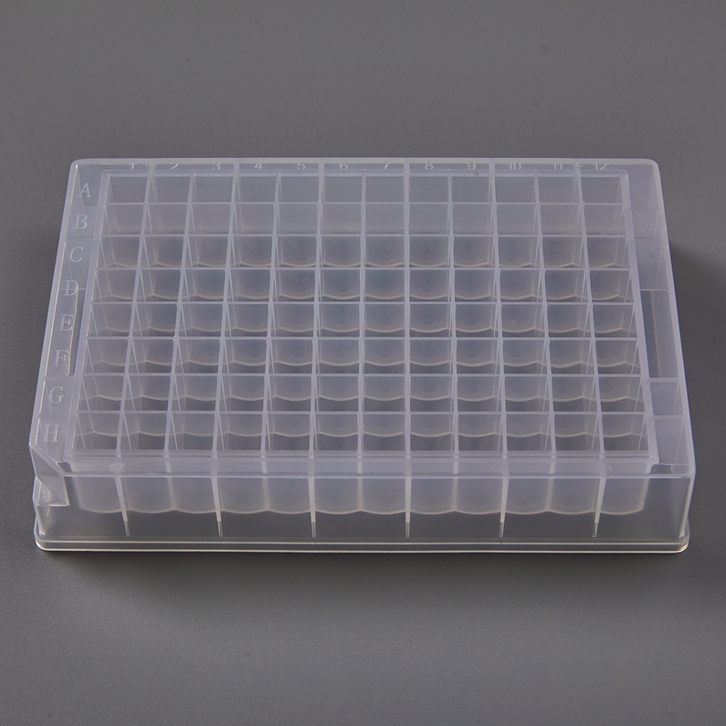 1.2ml 96-well plate square well V bottom